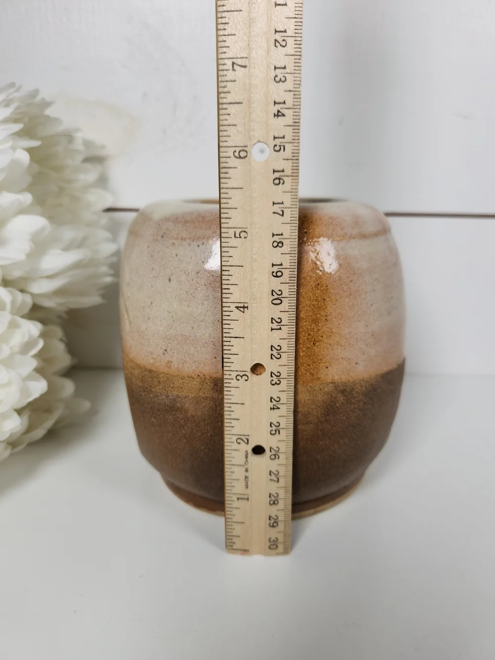 Vintage Rustic Signed Studio Pottery Vase 5.5